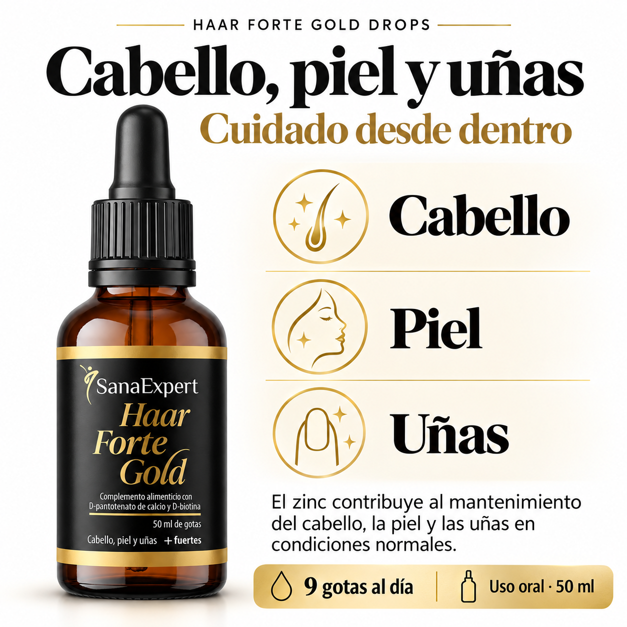 Haar Forte Gold Gotas